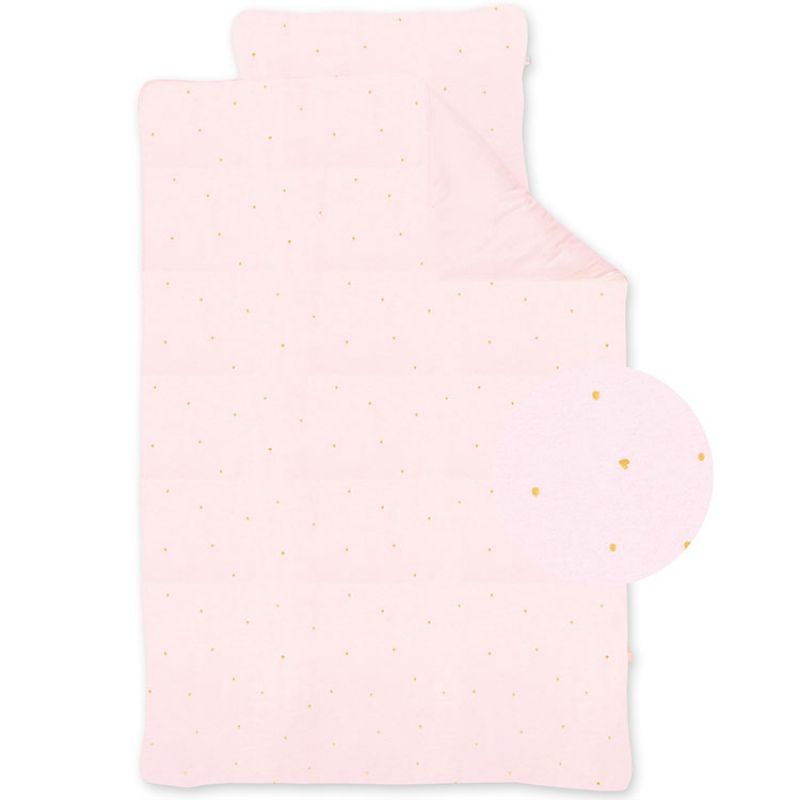 Housse de couette + taie rose à pois Prety (100 x 140 cm) Bemini