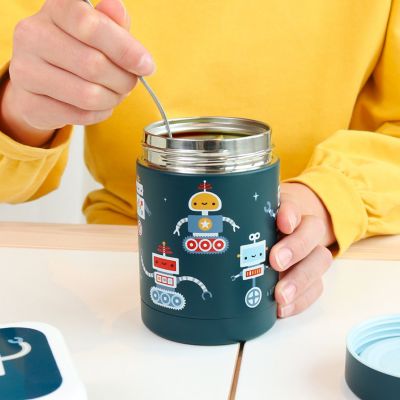 Boîte à repas isotherme Robots A Little Lovely Company