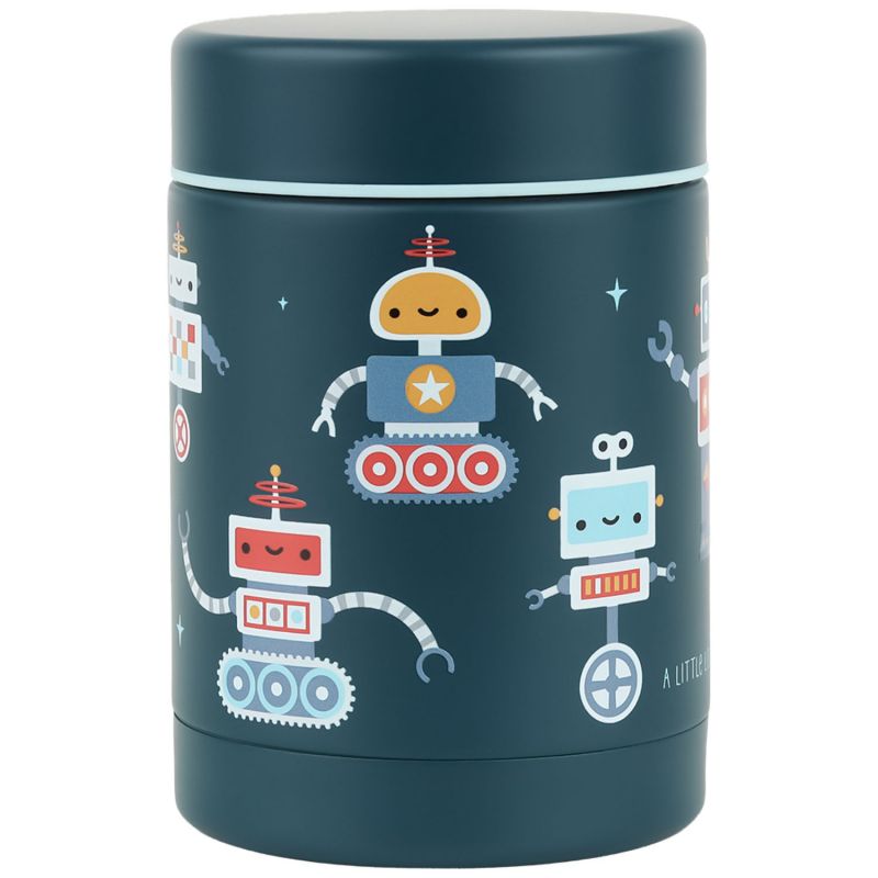 Boîte à repas isotherme Robots (0,3 L) A Little Lovely Company Produit 3