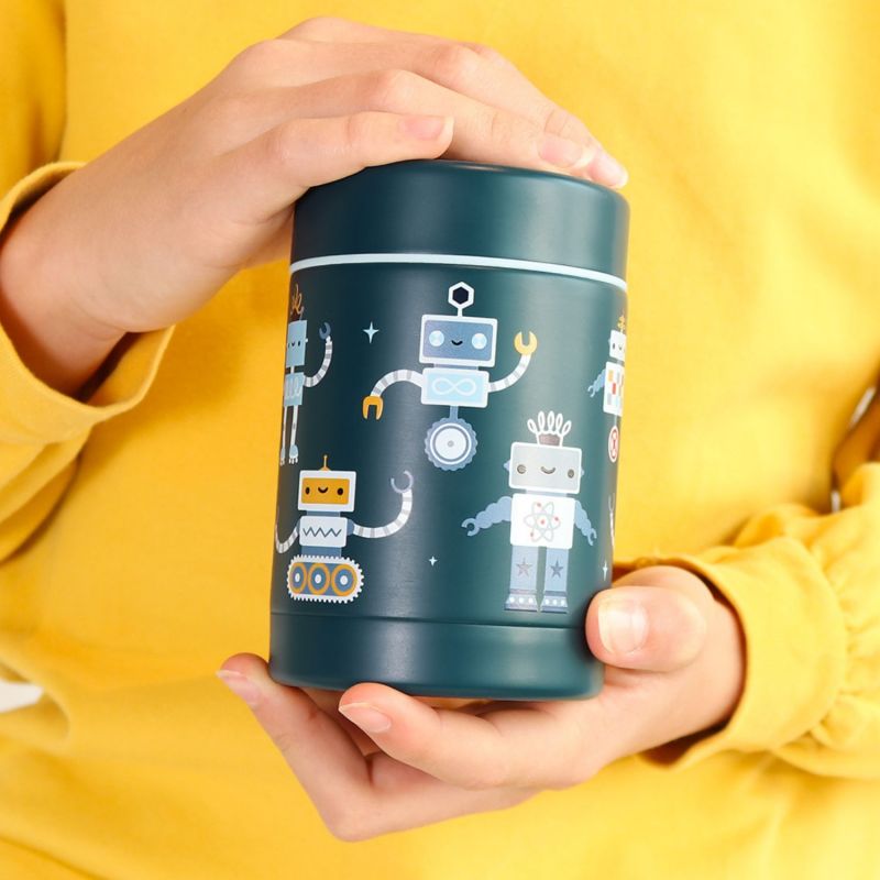 Boîte à repas isotherme Robots A Little Lovely Company Ambiance 6