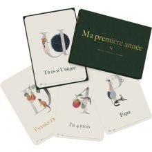 Cartes photos souvenirs Ma première année Luxe ABC (40 cartes) - Reconditionné  par Milestone