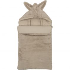 Nid d'ange passe sangle angora et gaze de coton Beige (0-6 mois) - BB & Co