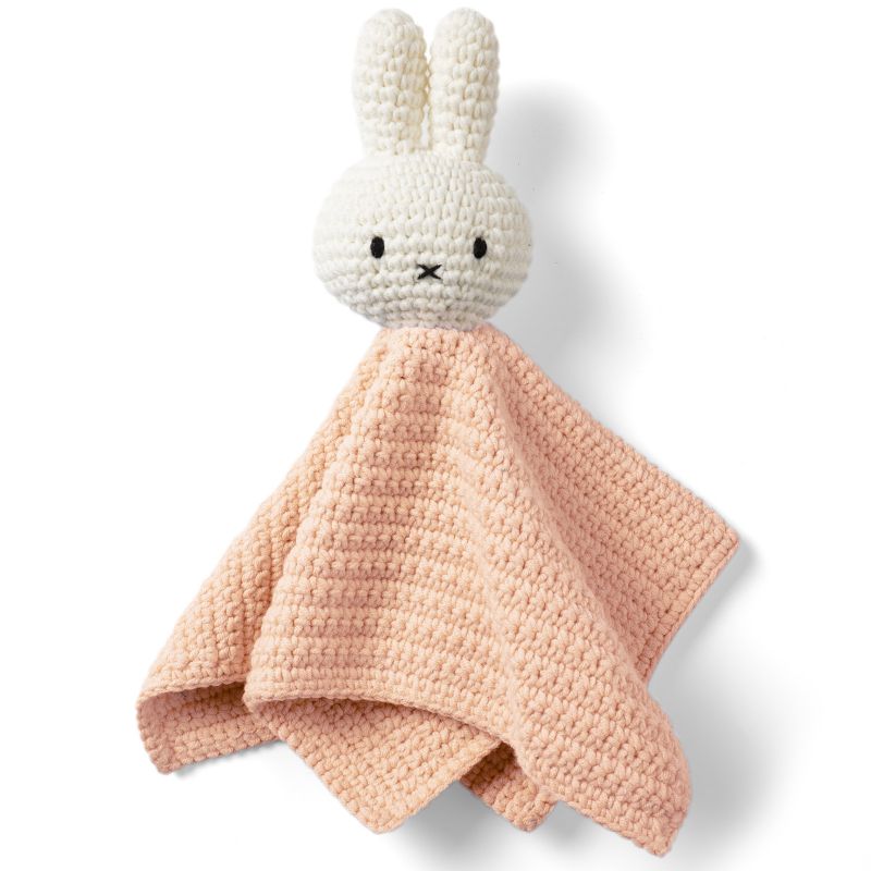 Doudou plat Miffy rose Just Dutch