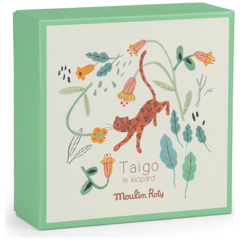 Doudou léopard Taïgo La forêt Mawa (31 cm) Moulin Roty Packaging 3