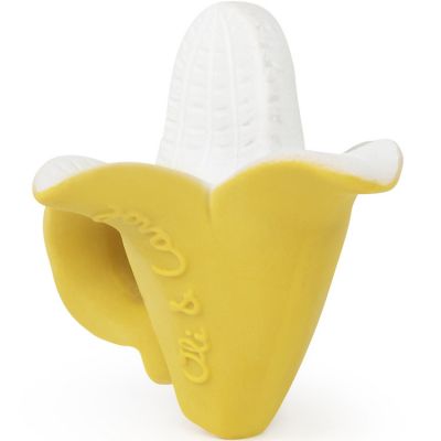 Mini jouet de dentition en latex Anita la banane Chewy to go  par Oli & Carol