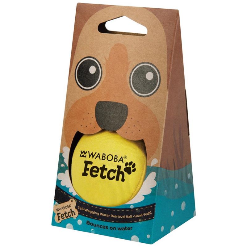 Balle rebondissante aquatique pour chien Fetch (6 cm) Waboba Packaging 4