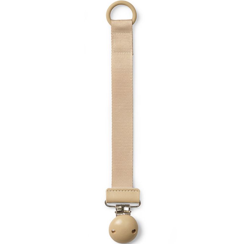 Attache sucette bois Pure Khaki Elodie Details