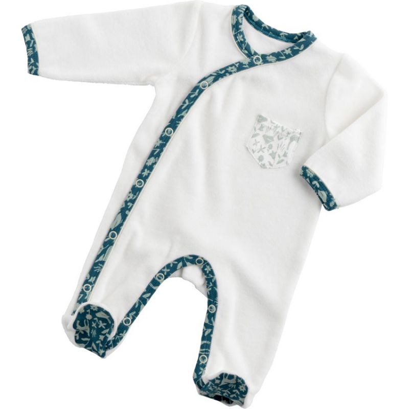 Pyjama chaud tilleul Promenons-nous (naissance) Sauthon