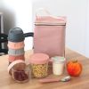 Sac isotherme Canvas rose poudré (0,28 L) Béaba Ambiance 7