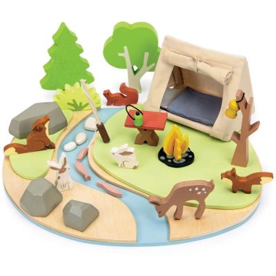 Set Camping Tender Leaf