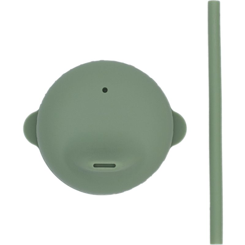 Bec anti-fuite + mini paille pour gobelet en silicone Sage We Might Be Tiny