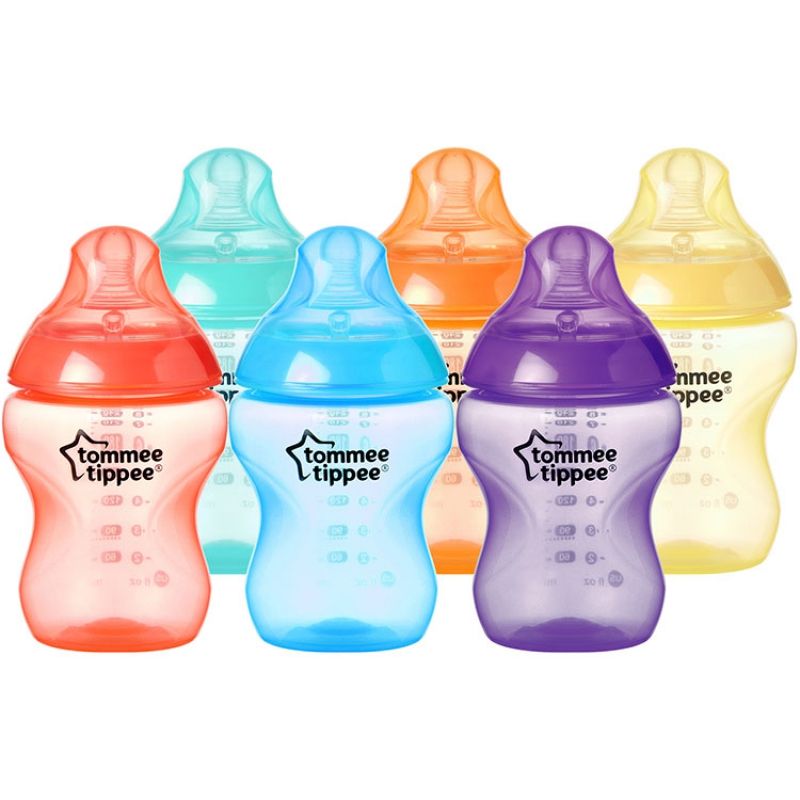 Lot de 6 biberons Closer to nature Fiesta Mixte (260 ml) Tommee Tippee