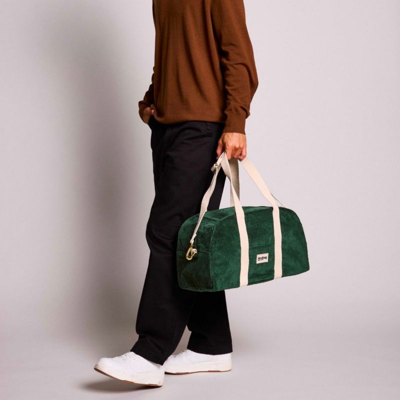 Sac à langer Charlie Velours Sapin Hindbag Ambiance 2