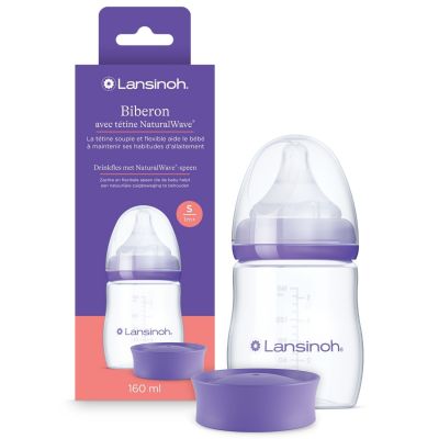 Biberon avec tétine NaturalWave (160 ml) Lansinoh