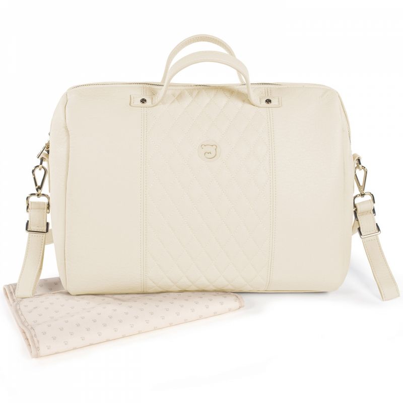 Sac à langer à anses Maria beige Pasito a pasito