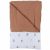 Variation Blanc, Marron du produit Couverture mousseline Elephants (75 x 100 cm) de la marque Noukie's