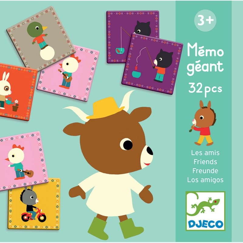 Mémo géant les amis Djeco