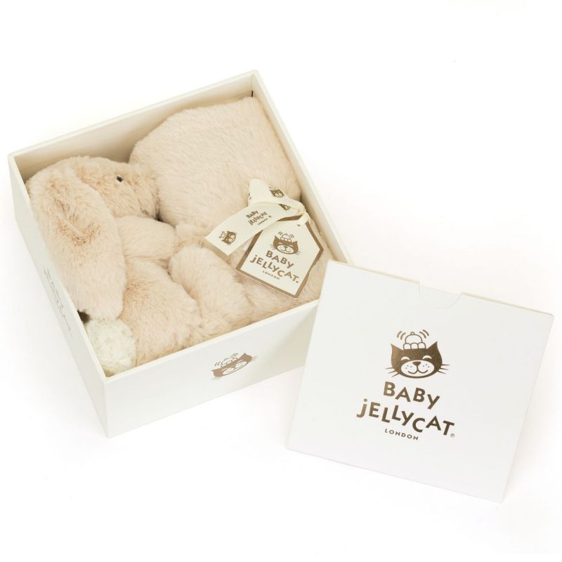 Doudou plat Bashful Luxe Lapin Willow Jellycat Packaging 6