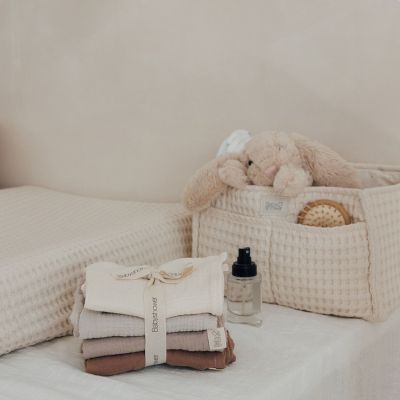 Lot de 4 langes Latte Powder (70 x 70 cm)