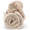 Couverture bébé Lapin en fleurs Beige (70 cm) Jellycat Produit 5