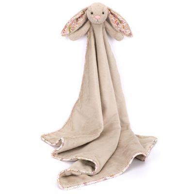 Couverture bébé Lapin en fleurs Beige (70 cm)