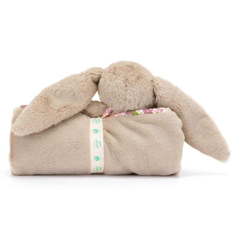 Couverture bébé Lapin en fleurs Beige (70 cm) Jellycat Produit 4