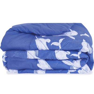Couverture lestée pour enfant grise Whale Watching (79 x 100 cm) aden + anais