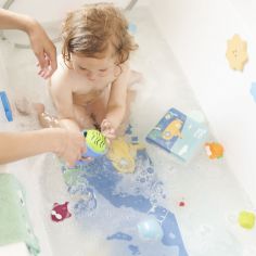 Tapis de bain témoin de température