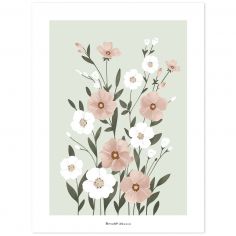 Affiche Eclosion florale (30x40 cm) - Lilipinso