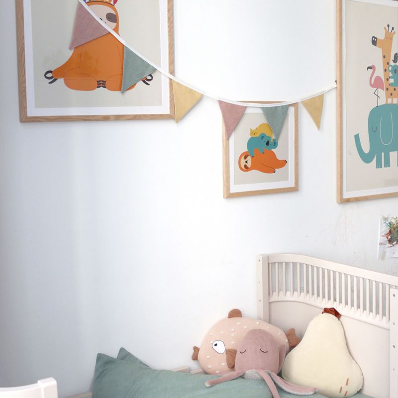 Guirlande de fanions en coton (250 cm) Kindsgut Ambiance 2