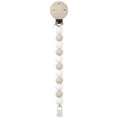 Attache sucette Argile-Blanc - Nattou