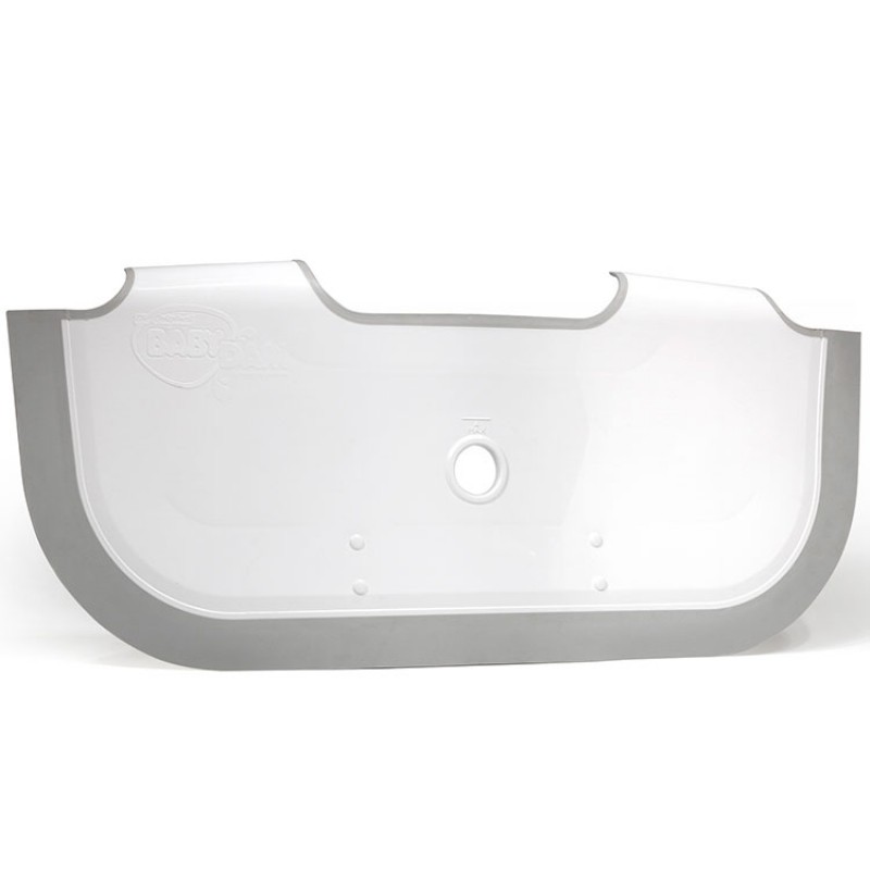 Réducteur de baignoire Babydam blanc et gris BABYDAM
