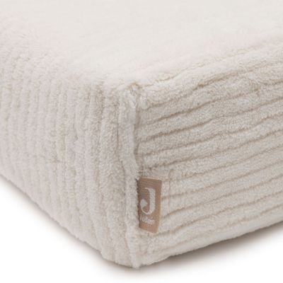 Housse matelas à langer Cloudy Rib Oatmeal (50 x 70 cm) Jollein