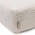 Variation Ecru du produit Housse matelas à langer Cloudy Rib Oatmeal (50 x 70 cm) de la marque Jollein