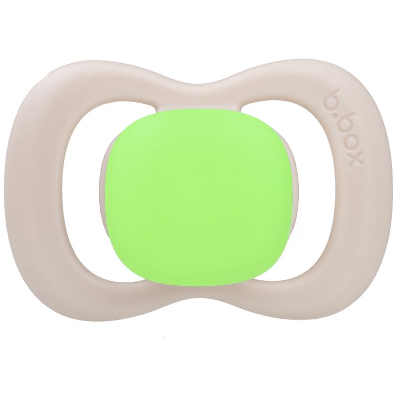 Lot de 2 sucettes phosphorescentes en silicone Blush-Latte (6 mois et +) B.Box Produit 3