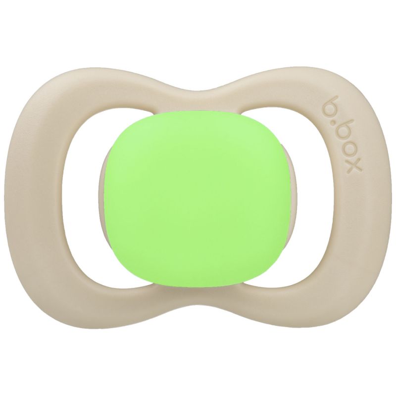 Lot de 2 sucettes phosphorescentes en silicone Blush-Latte (6 mois et +) B.Box Produit 4