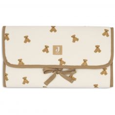 Tapis à langer nomade Little Waffle Mini Teddy Bear