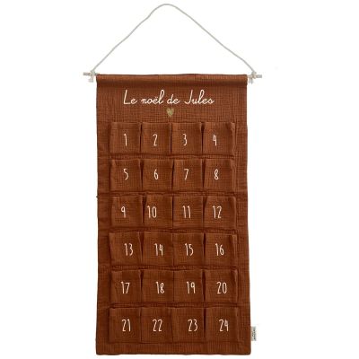 Calendrier de l'avent Gaze Caramel (personnalisable) Atelier Wagram
