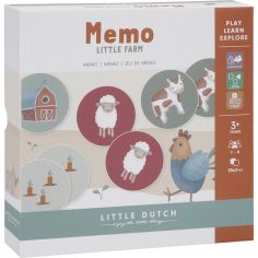 Jeu de mémo en bois Little Farm - Little Dutch