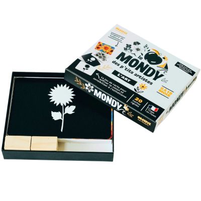 Coffret Mondy des P'tits Artistes (20 cartes constratées en noir & blanc)