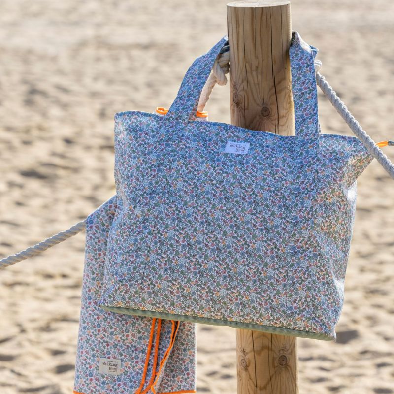 Sac de plage Summer Flowers Walking Mum Ambiance 2