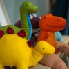 Hochet Steffy le Stégosaure (22 cm)  par Little Big Friends