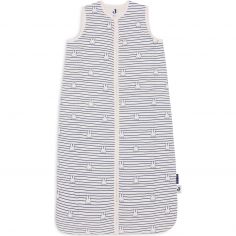 Gigoteuse en gaze de coton Miffy Stripe Navy TOG 0,5 (18-24 mois) - Jollein