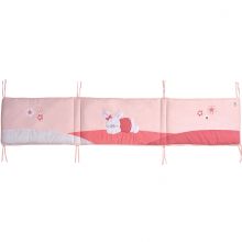 Tour de lit Lapin rose (pour lits 60 x 120 cm et 70 x 140 cm)  par Tinéo
