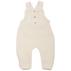 Salopette en maille Caramel (1-3 mois) - Trois Kilos Sept