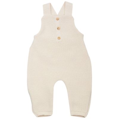 Salopette en maille Caramel (1-3 mois) Trois Kilos Sept
