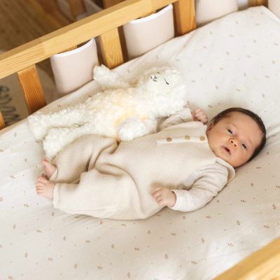 Salopette en maille Caramel (1-3 mois)