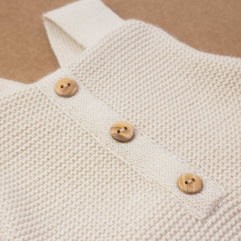Salopette en maille Caramel (1-3 mois) Trois Kilos Sept Ambiance 4