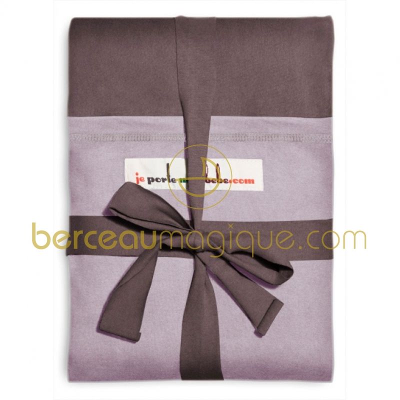 Echarpe de portage Marron glacé poche Lavande (COURTE) Love Radius