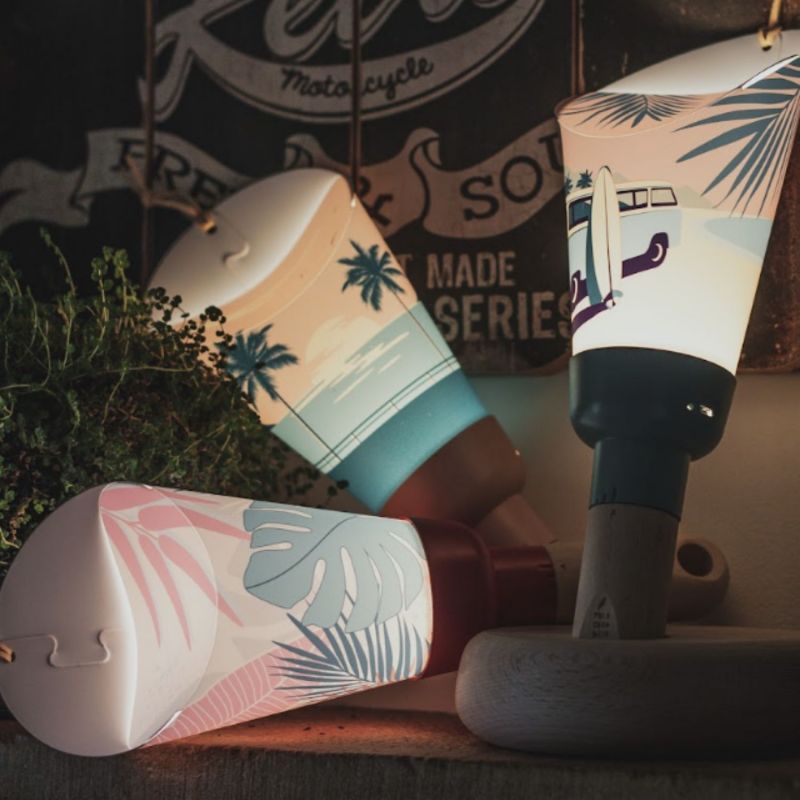 Coffret lampe nomade 5 en 1 - Vanlife - Bleu Glacier Maison Polochon Ambiance 3